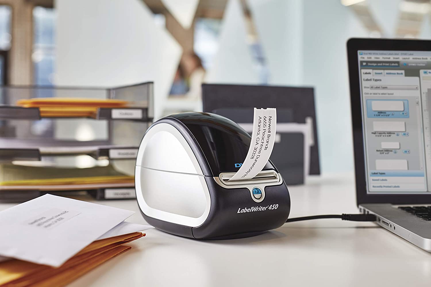 DYMO Label Printer | LabelWriter 450 Direct Thermal Label Printer, Great for Labeling, Filing, Mailing, Barcodes and More, Home & Office Organization DYMO Label Printer | LabelWriter 450 Direct Thermal Label Printer, Great for Labeling, Filing, Mailing, Barcodes and More, Home & Office Organization